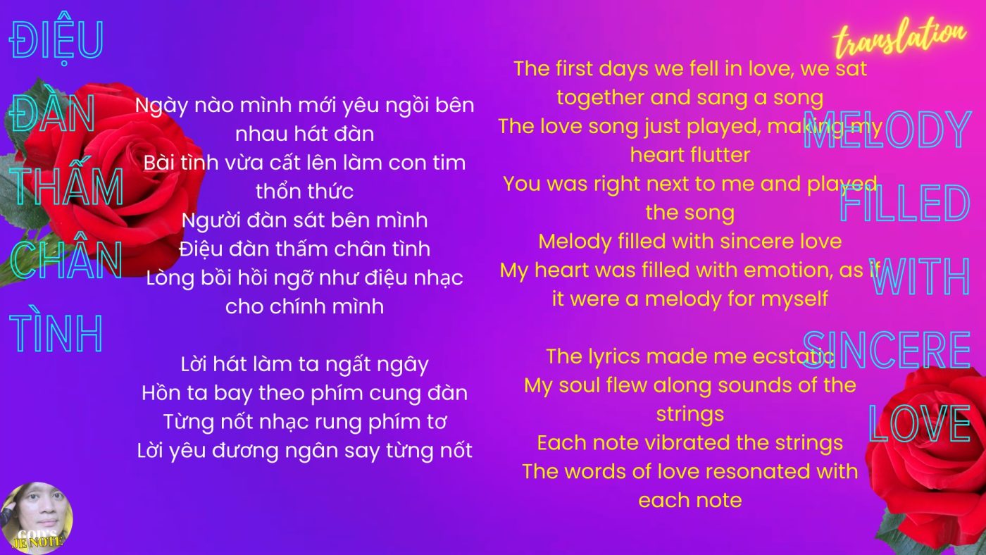 melody filled with sincere love Lyrics1 love songs you tube music God Je note Jelong musical note combo