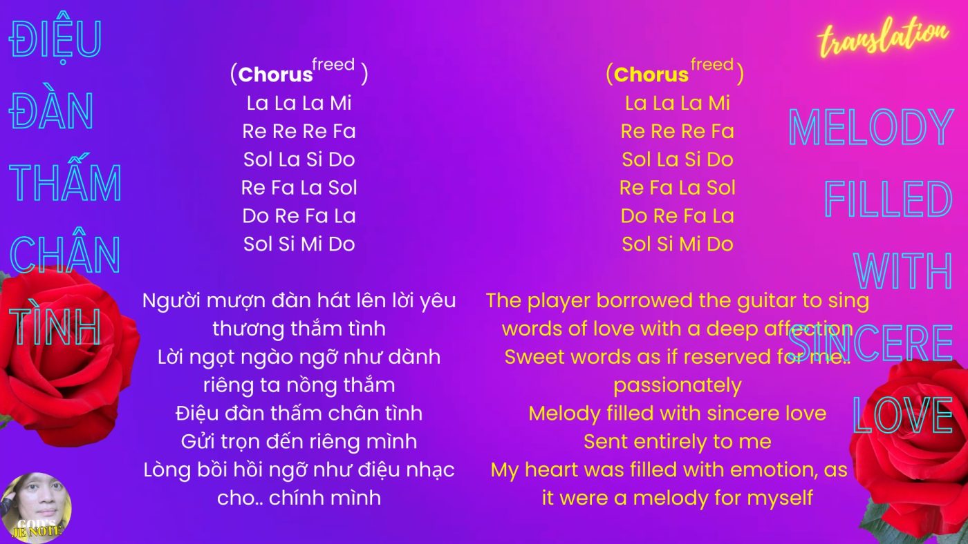 melody filled with sincere love Lyrics1 love songs you tube music God Je note Jelong musical note combo